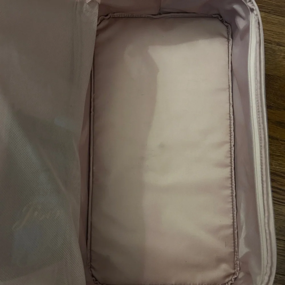 BEIS Blush Pink Convertible Weekender - Picture 15 of 16